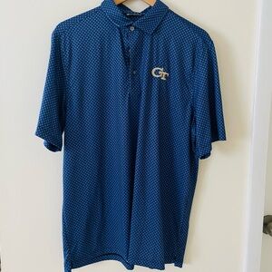 Cutter & Buck Navy Polo with Gold Logo